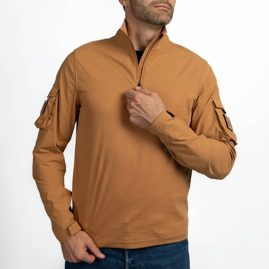 Men's Operator Shirt - Coyote - Image 9
