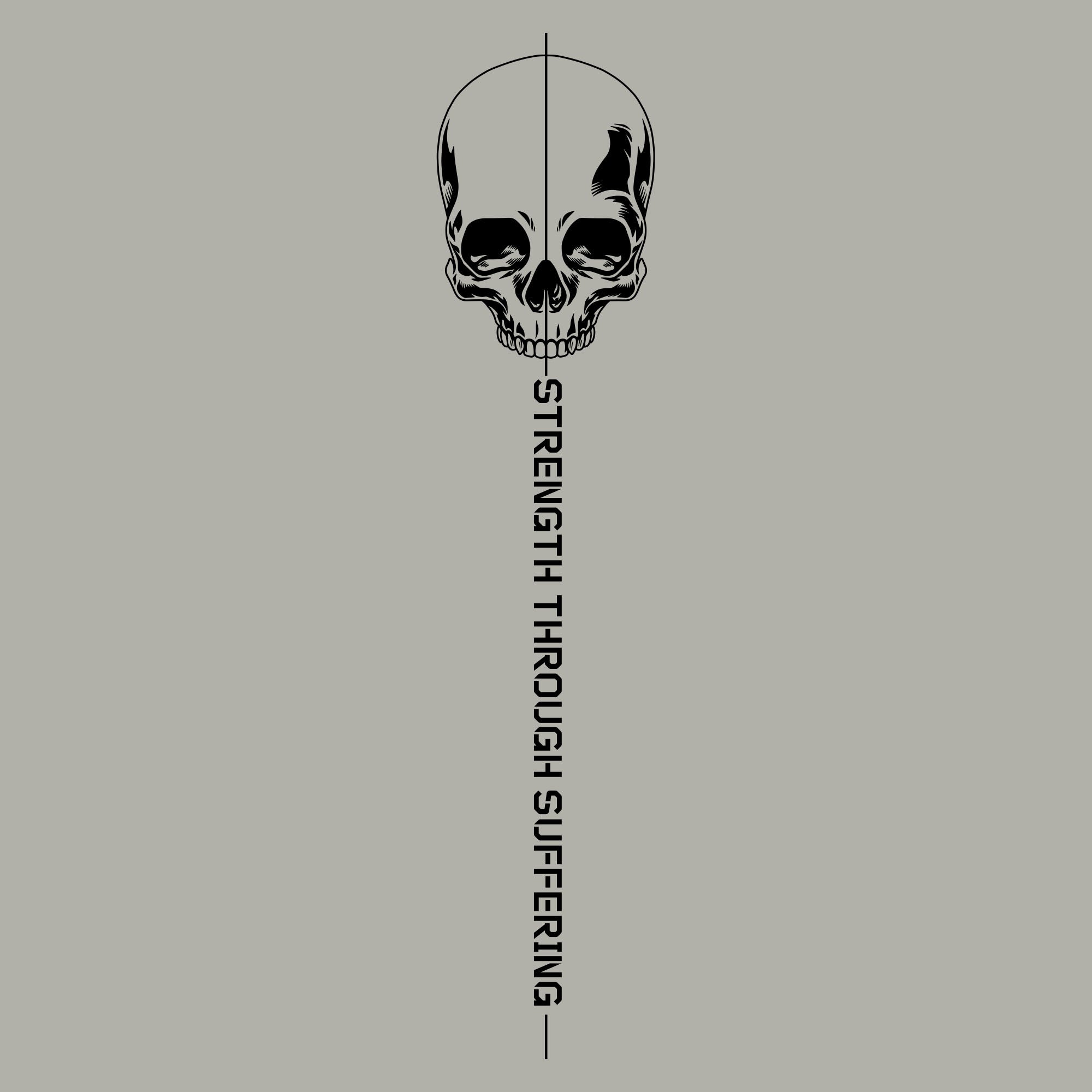 Strength Through Suffering T-Shirt - Sand - Image 5