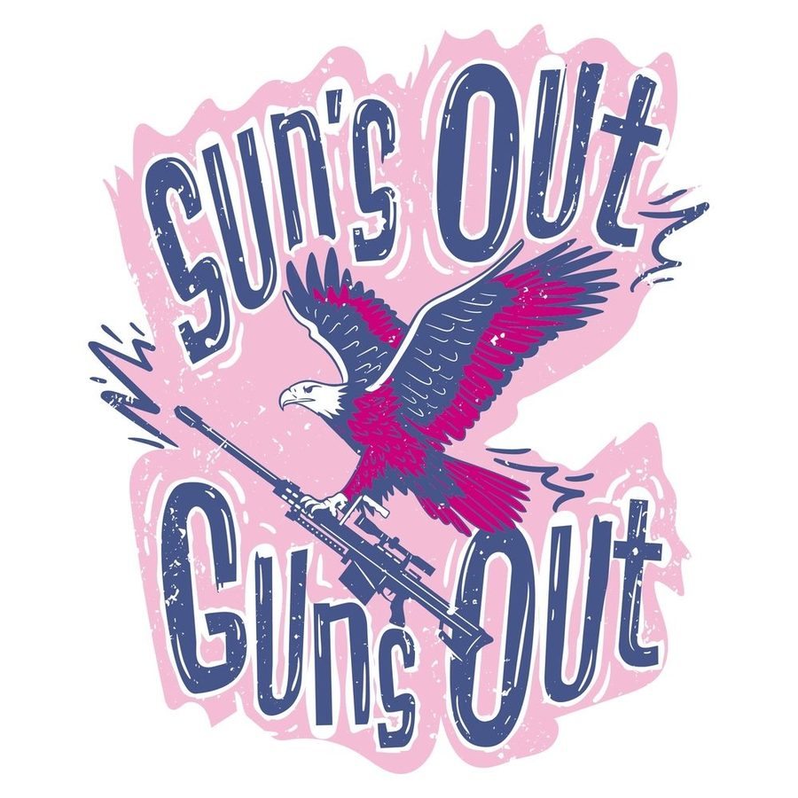 Men's Sun Out. Guns Out Muscle Tank - White - Image 4