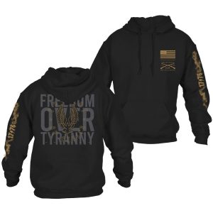 Freedom Over Tyranny Hoodie - Black