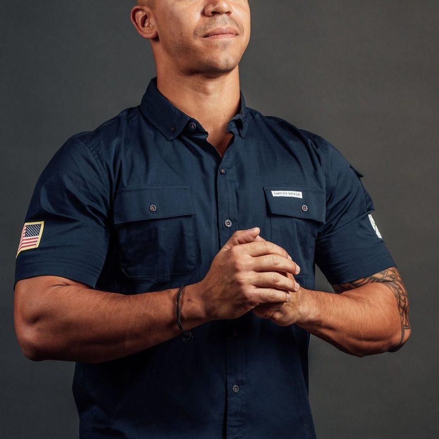 Men's Garage Button Down - Navy - Image 5