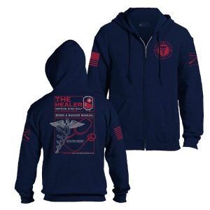 The Healer Full-Zip Hoodie - Navy