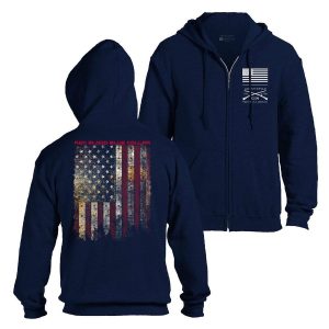 Red Blood Blue Collar™ Full-Zip - Navy