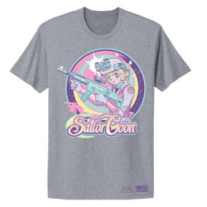 Women's Sailor Goon Boyfriend Fit T-Shirt - Dark Heather Gray