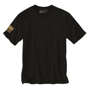 Basic Heavyweight Pocket T-Shirt - Black