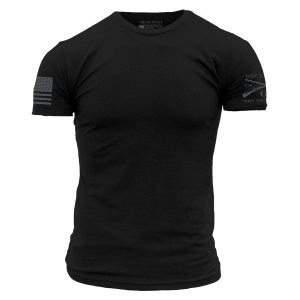 Basic T-Shirt Ghost Gray - Black
