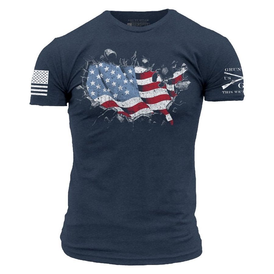America Has Landed T-Shirt - Midnight Navy