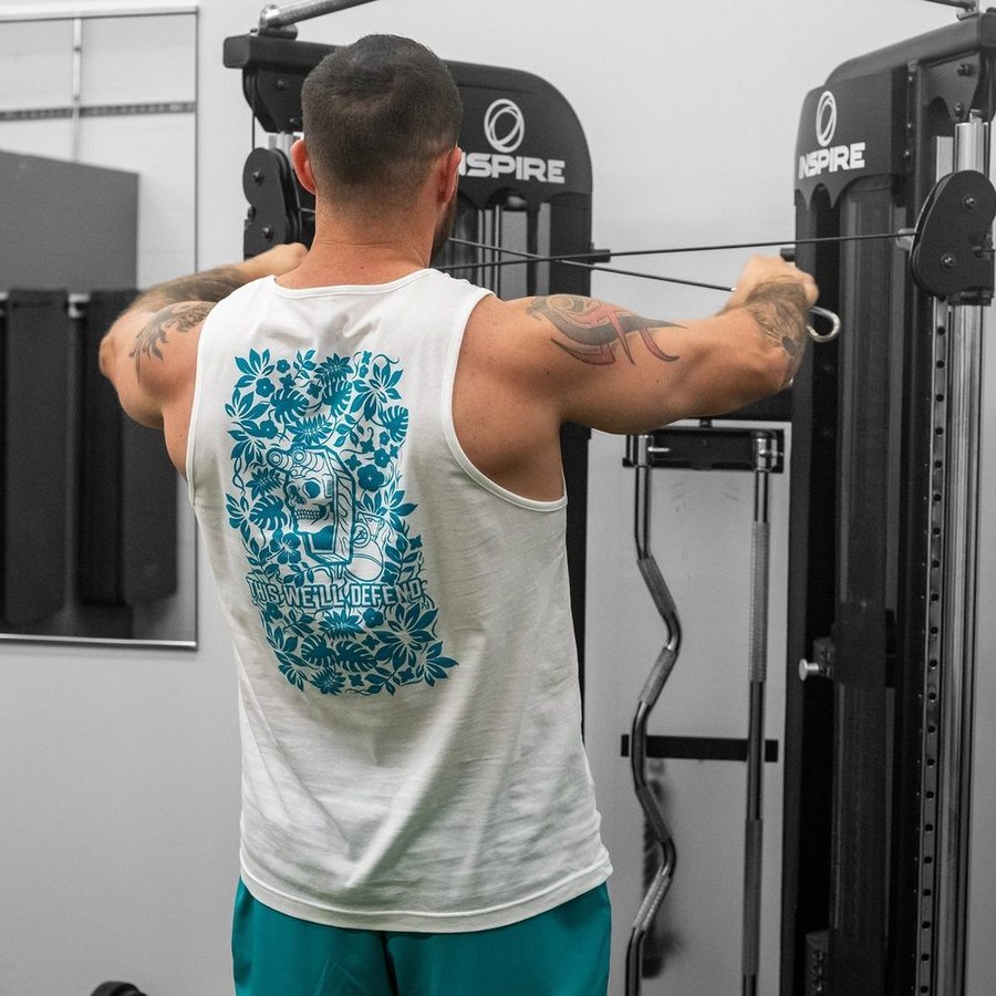 Tropical Death Aqua Tank - White - Image 2