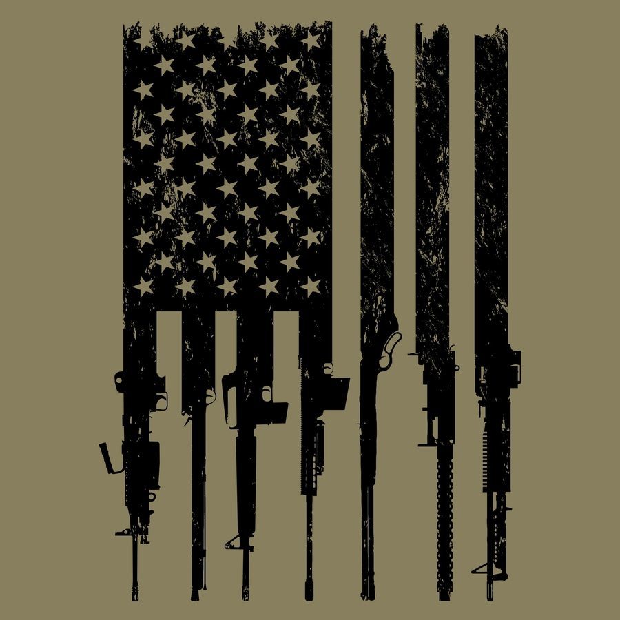 Rifle Flag 2.0 T-Shirt - Military Green - Image 6