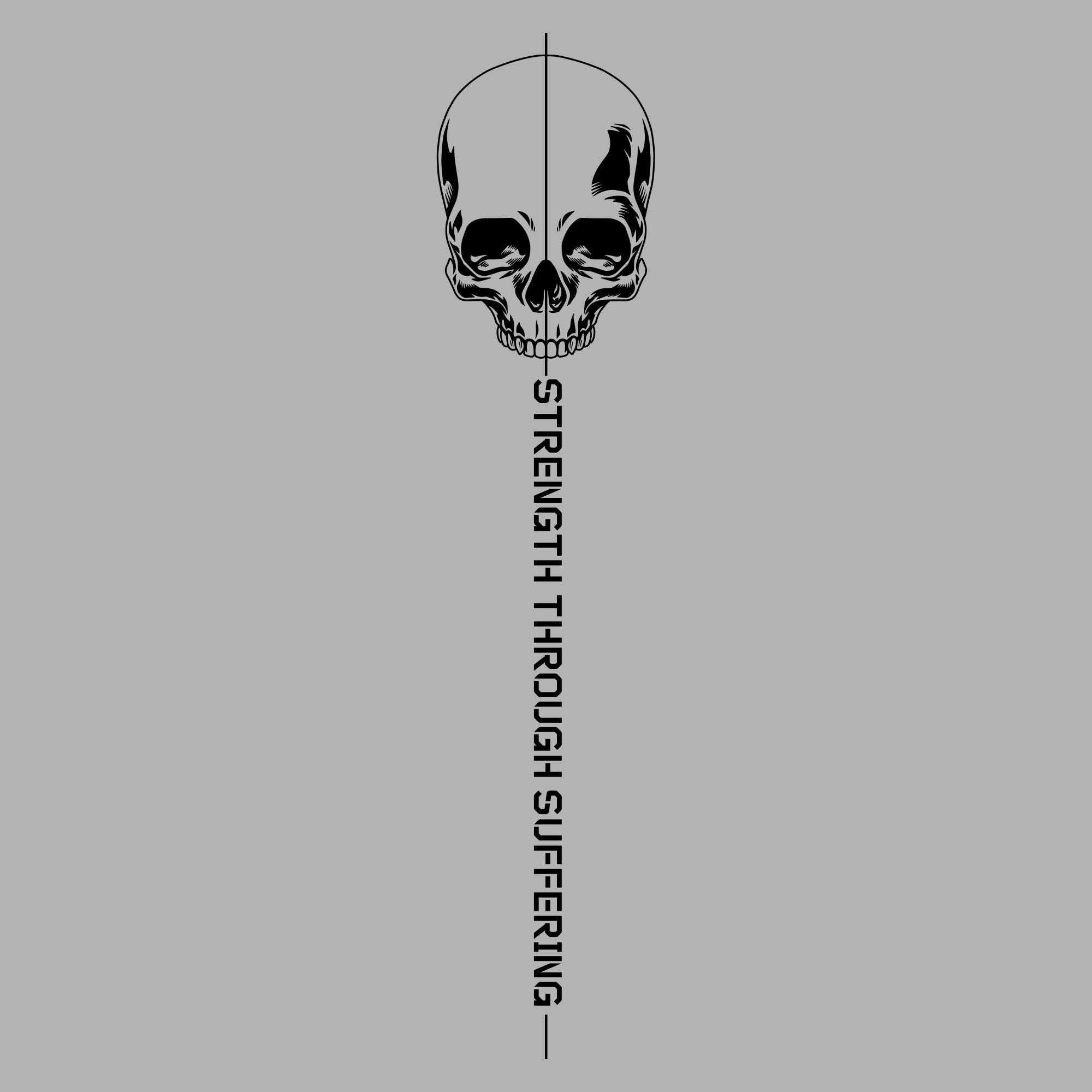 Strength Through Suffering Hoodie - Sport Gray - Image 4