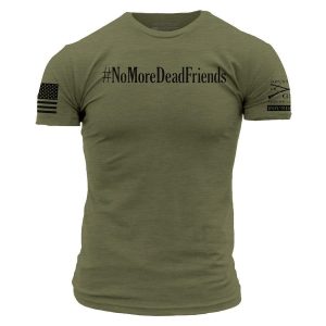 Grunt Style Foundation No More T-Shirt - Military Green