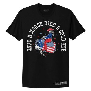 Women's Save a Horse Boyfriend Fit T-Shirt - Black