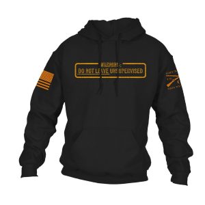 Needs Supervision Hoodie - Black