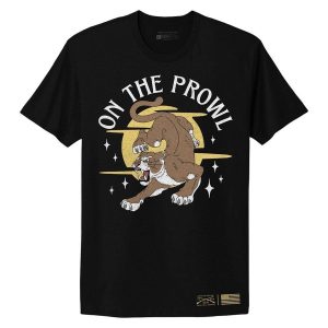 Women's On The Prowl Boyfriend Fit T-Shirt - Black