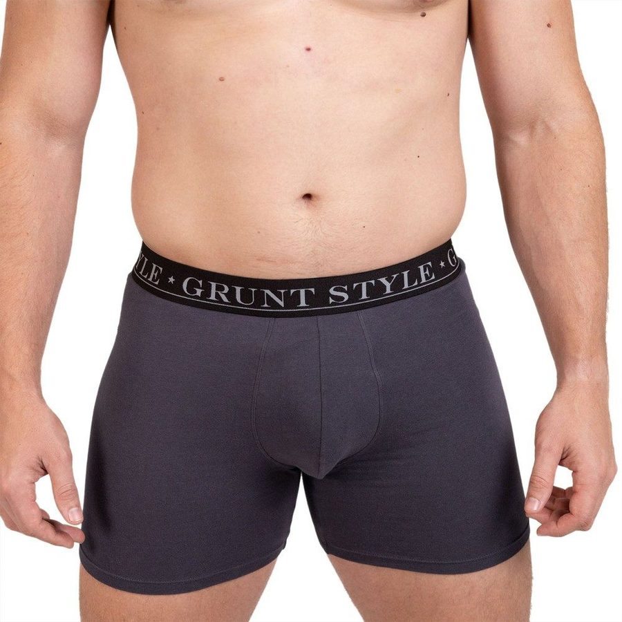 Base Command 2-Pack Boxer Briefs - Dark Gray & Tropical Death Military Green - Image 3