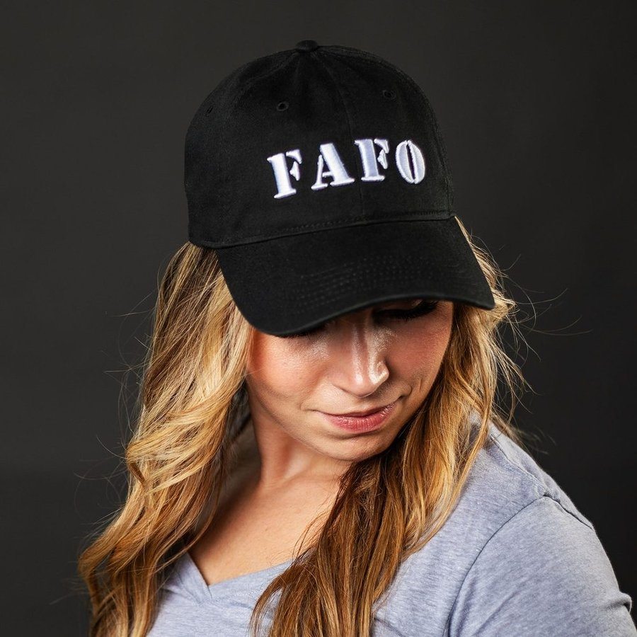 FAFO Dad Hat - Black - Image 4