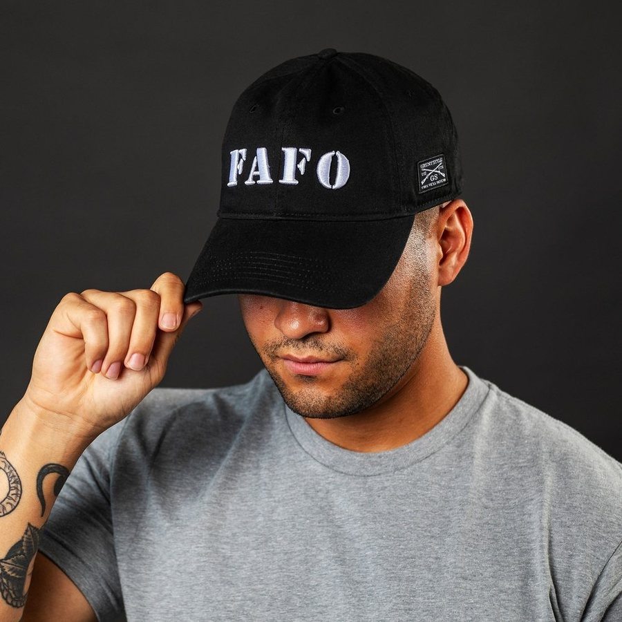 FAFO Dad Hat - Black - Image 2