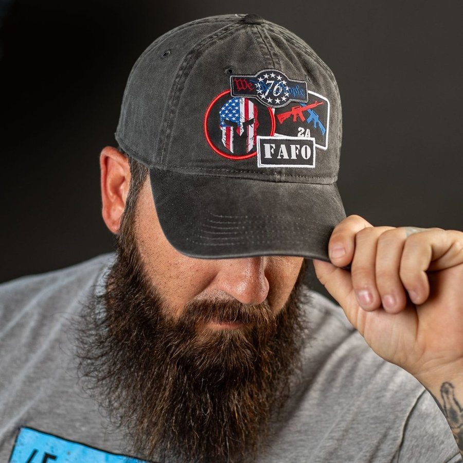 American Patriot Patch Dad Hat - Image 3