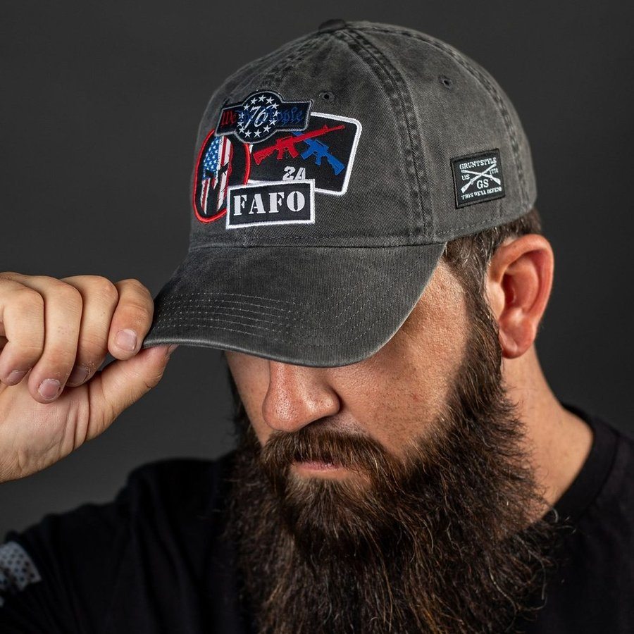 American Patriot Patch Dad Hat - Image 2