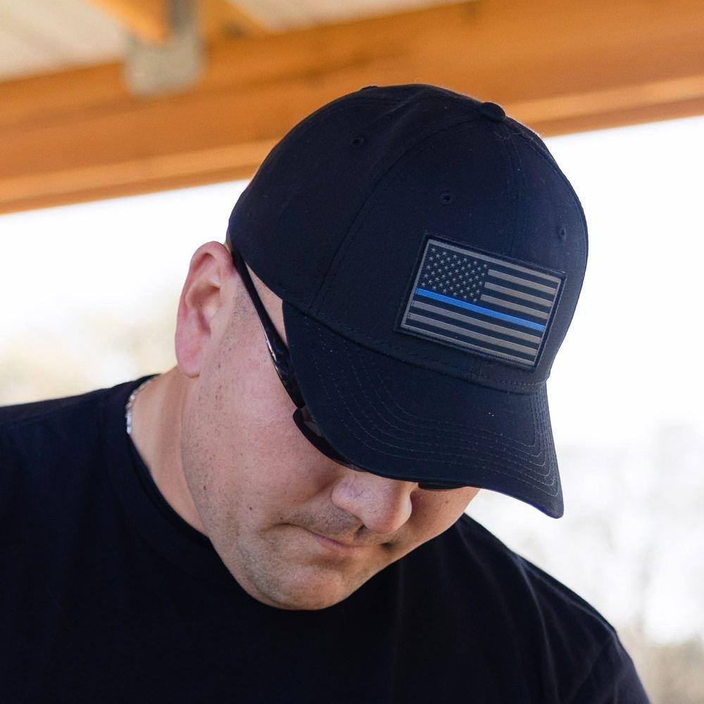 Blue Line Flag Hat - Image 3