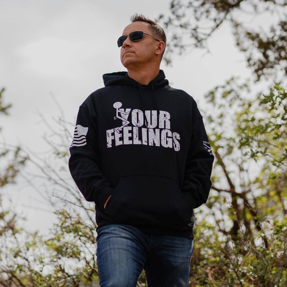 F*ck Your Feelings Hoodie - Black - Image 3