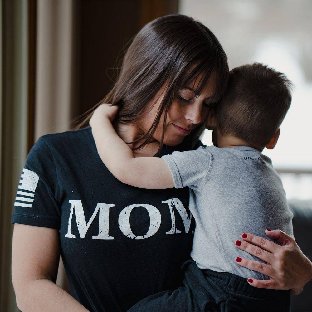 Women's Mom Defined T-Shirt - Black - Image 2