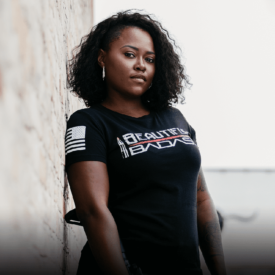 Women's Beautiful Badass T-Shirt - Black - Image 4