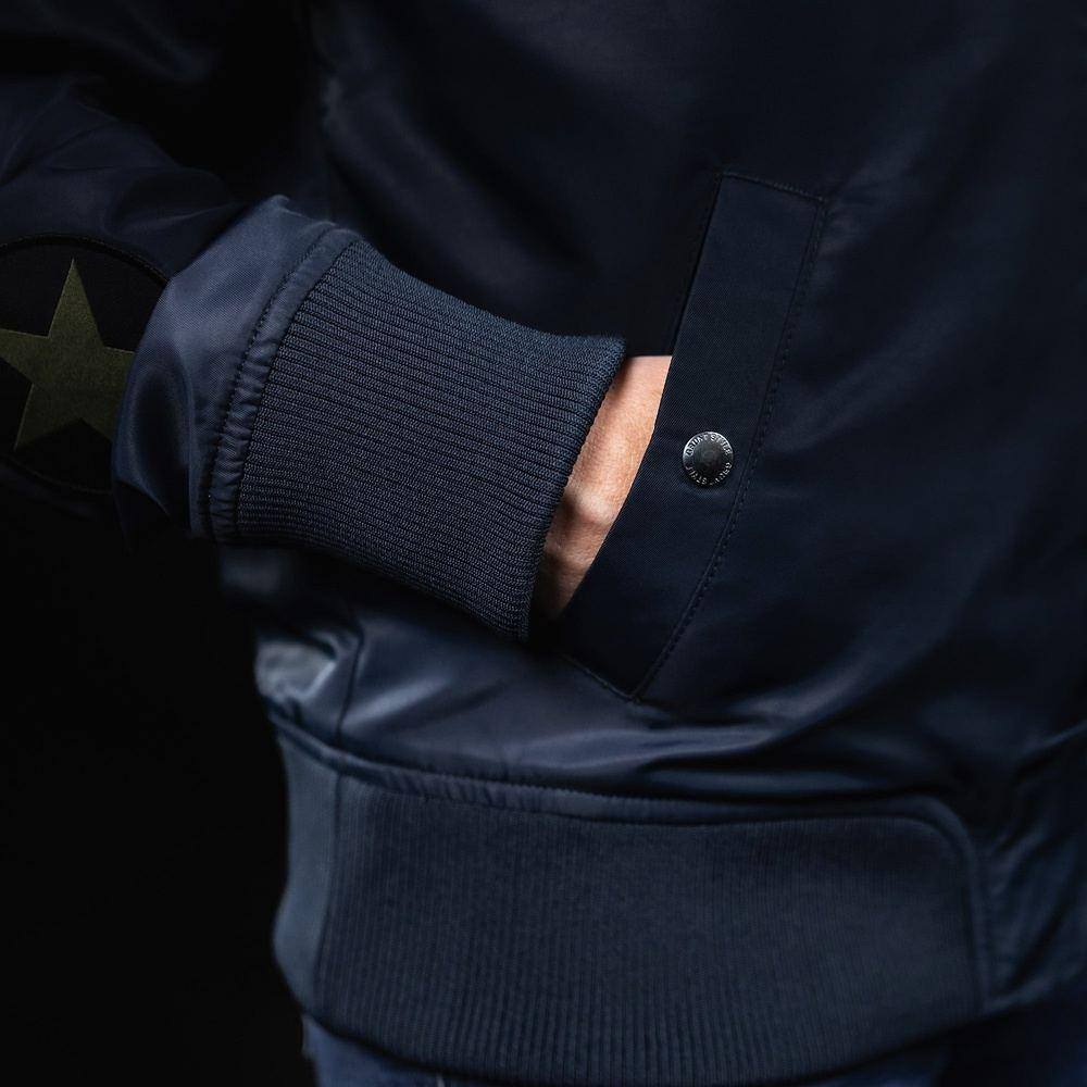 Men's Classified Bomber Jacket - Navy - Image 8