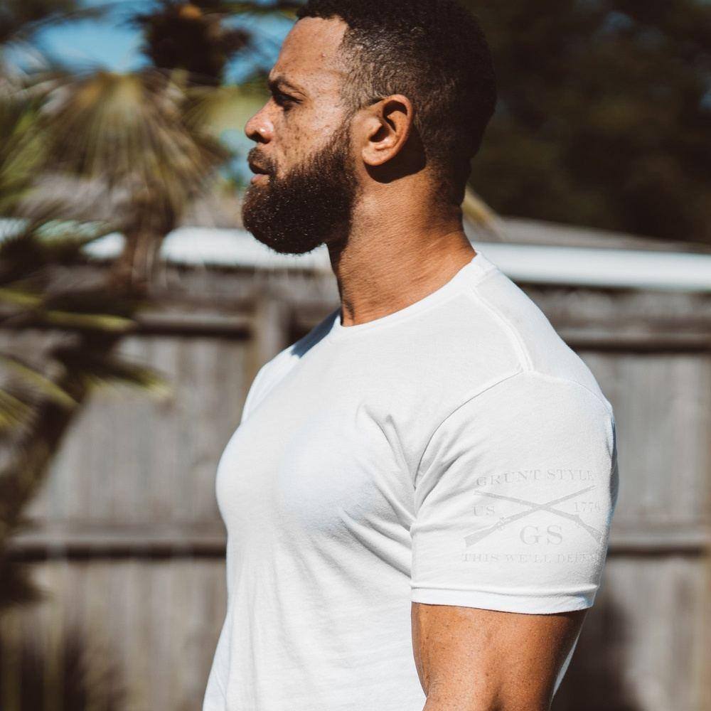 Basic T-Shirts - White - 5 Pack - Image 2