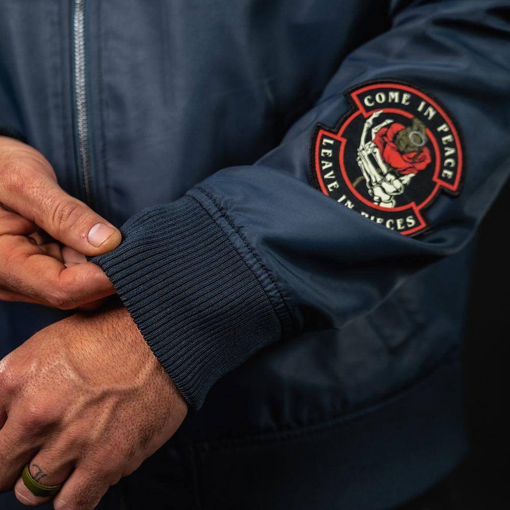 Men's Classified Bomber Jacket - Navy - Image 9