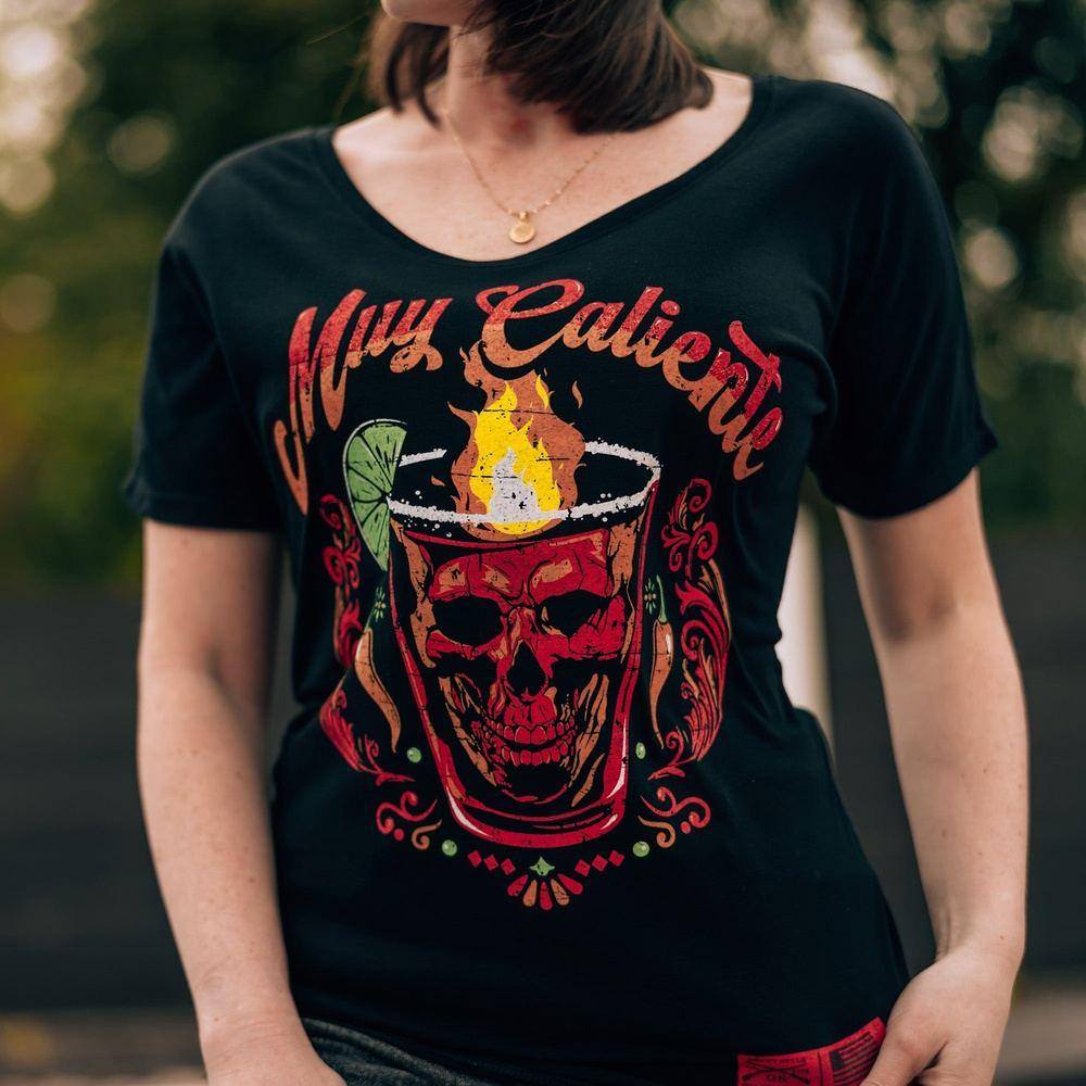 Women's Muy Caliente Slouchy T-Shirt - Black - Image 5