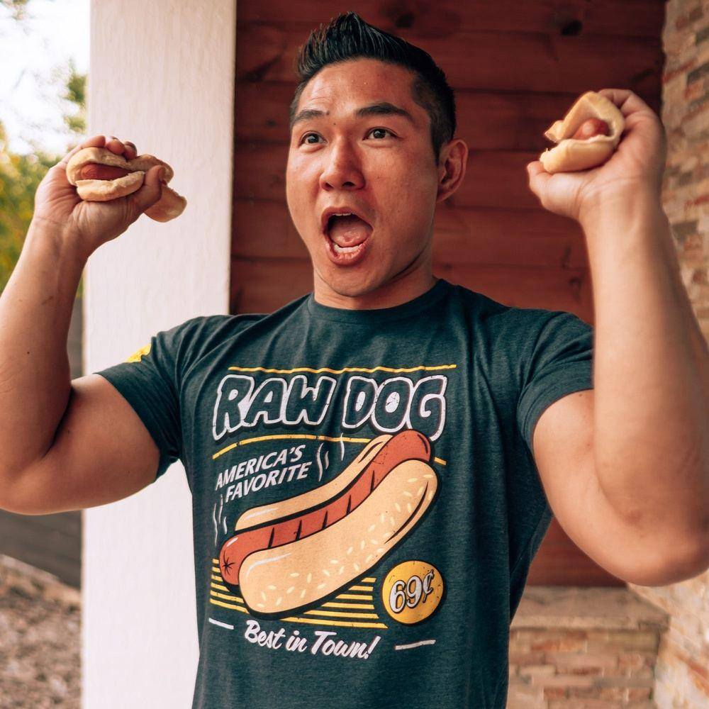 Raw Dog T-Shirt - Midnight Navy - Image 5