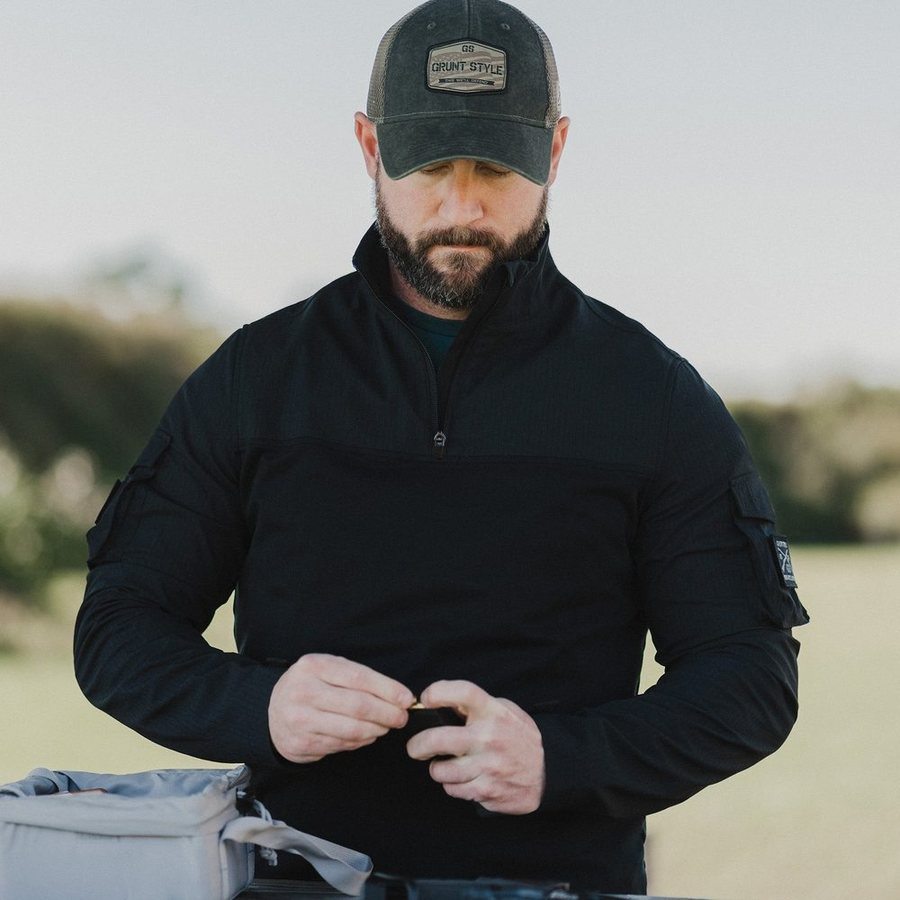 Men's Operator Shirt - Black - Image 2