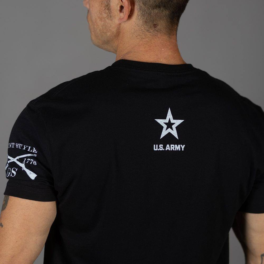 Army American Heroes T-Shirt - Black - Image 4
