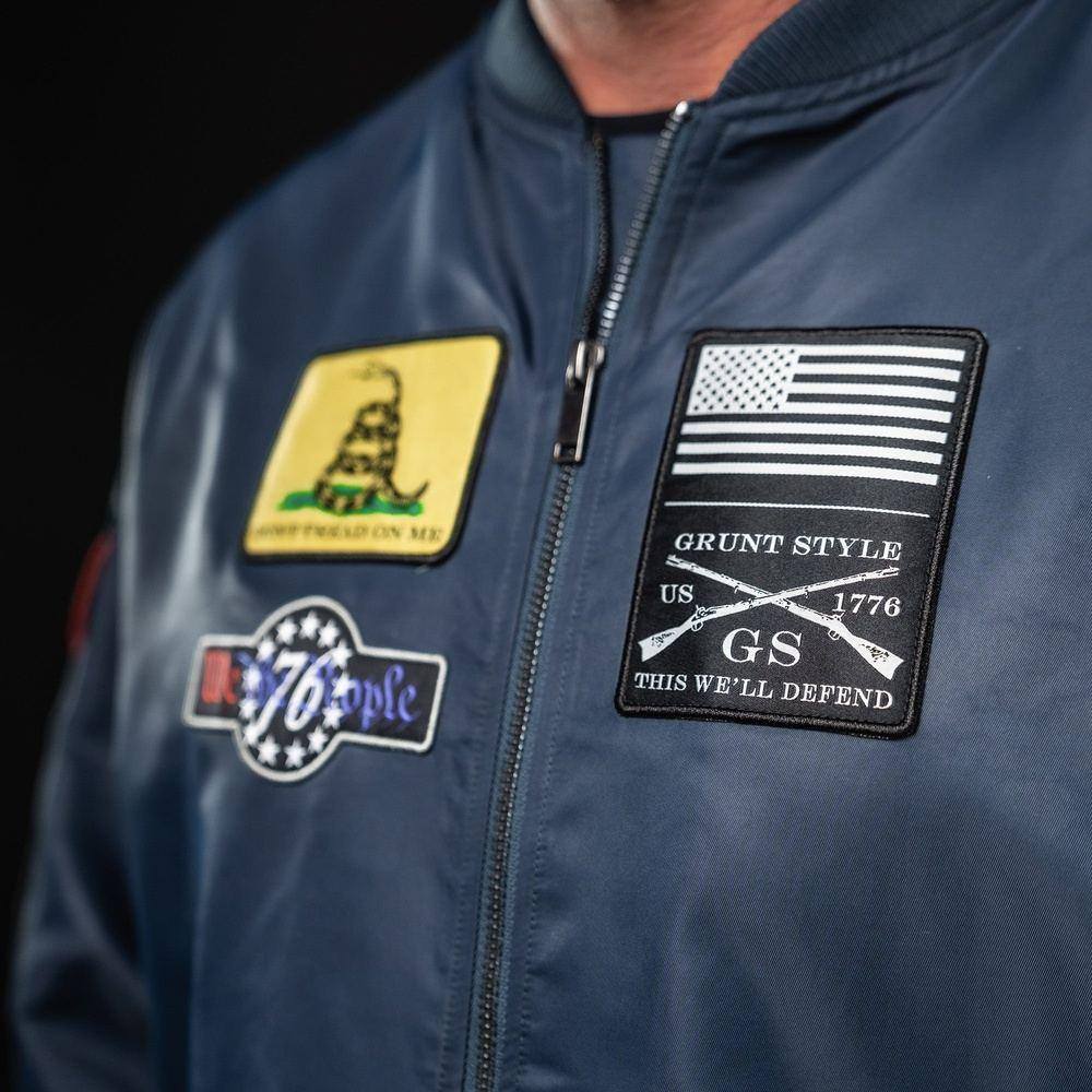 Men's Classified Bomber Jacket - Navy - Image 6