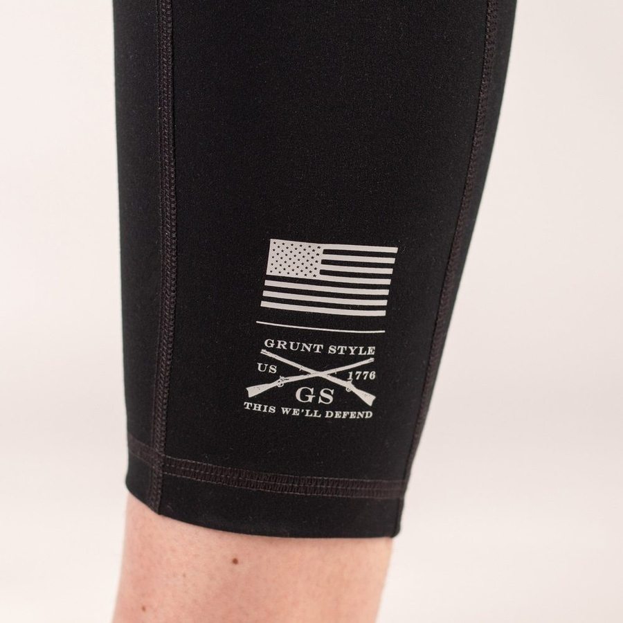 Women's Agility 7/8 High Waisted Leggings - Black - Image 6