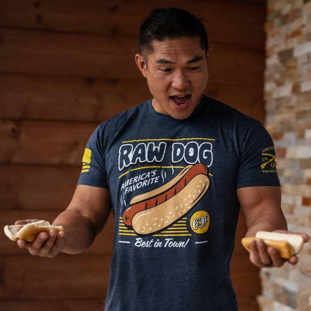 Raw Dog T-Shirt - Midnight Navy - Image 6