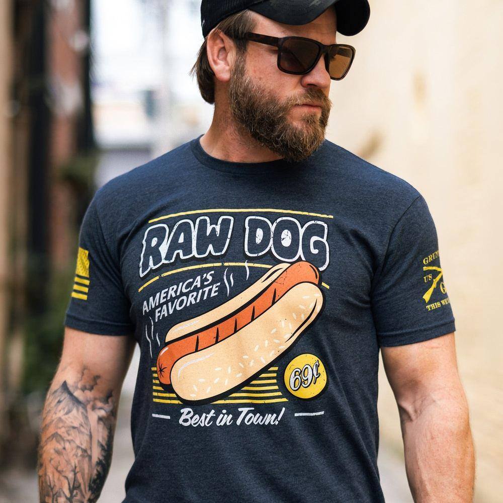 Raw Dog T-Shirt - Midnight Navy - Image 2