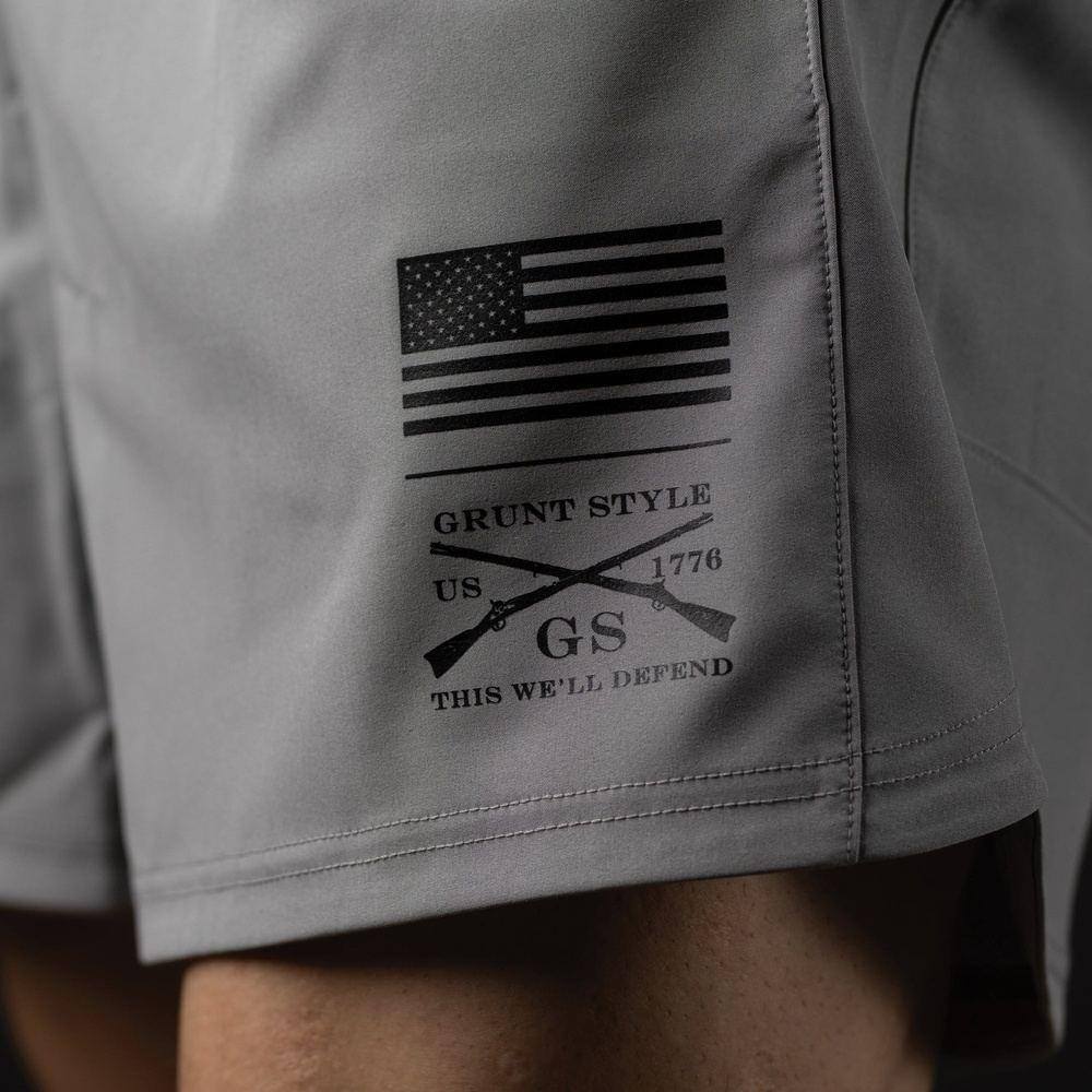 Men's Training Shorts - Gray - Image 5