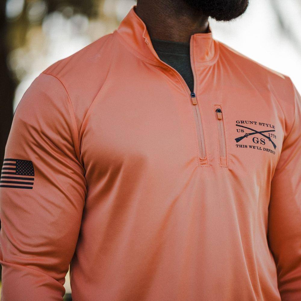 Overwatch 1/4 Zip - Apricot Crush - Image 4