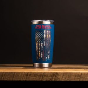 Red Blood Blue Collar™ 20oz Tumbler - Navy