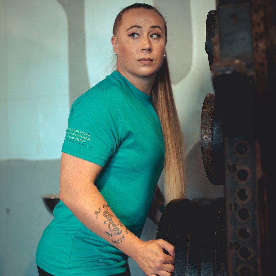 Women's Made For Power Boyfriend Fit T-Shirt - Heather Aqua - Image 6