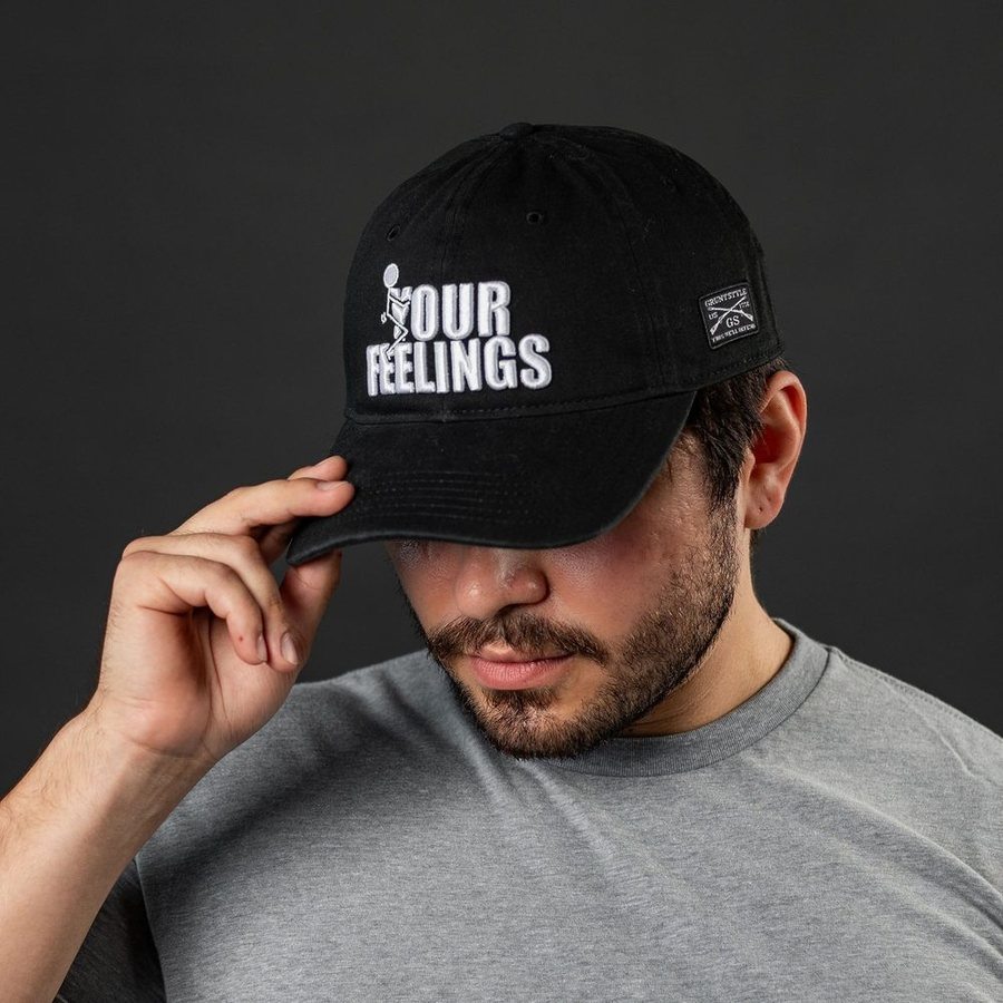 F*ck Your Feelings Dad Hat - Black - Image 5