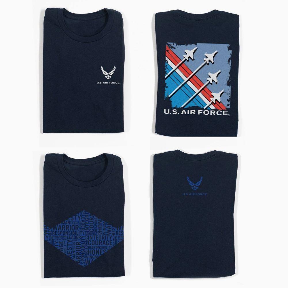 USAF - The Sky's No Limit T-Shirt - Midnight Navy - Image 3