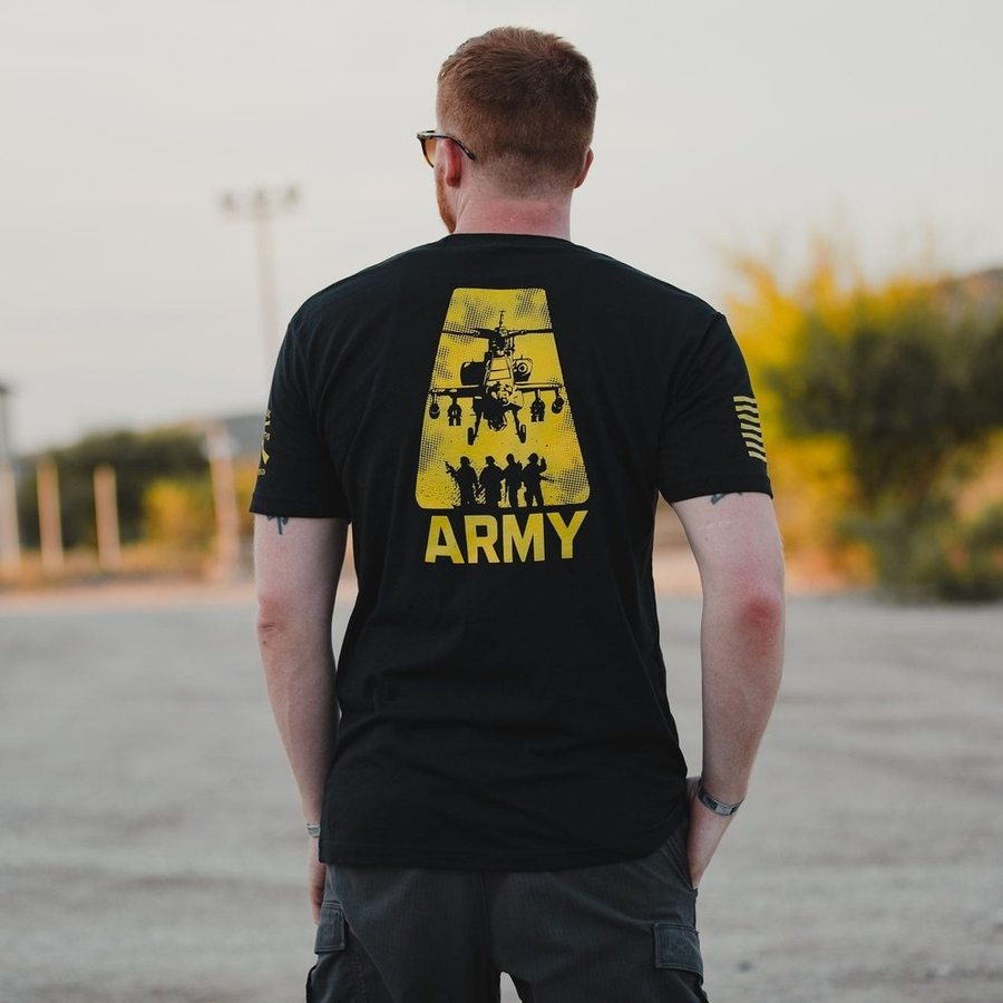 Army A-Team T-Shirt - Black - Image 2
