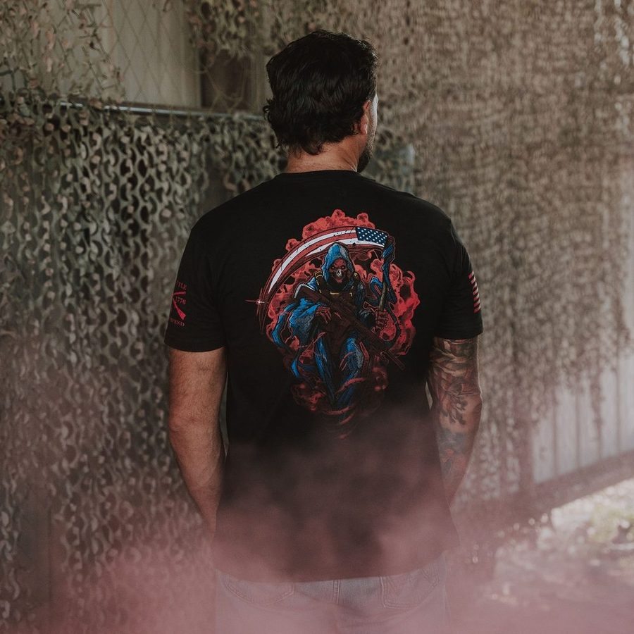 Reaper Fury T-Shirt - Black - Image 5