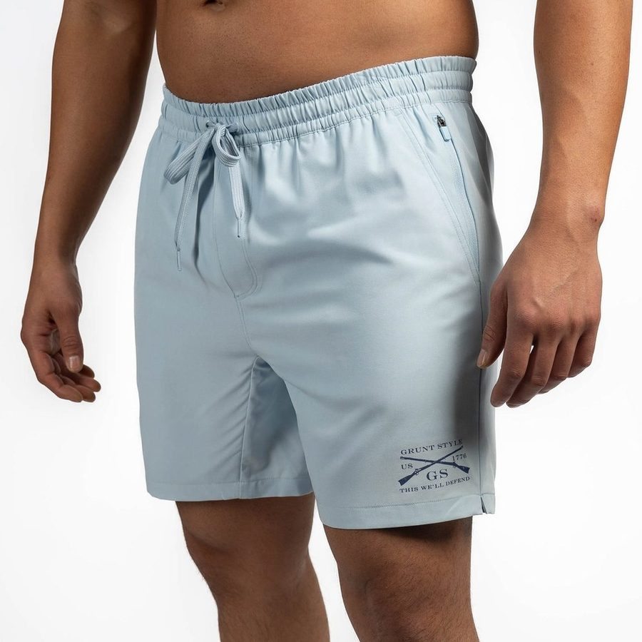 Grunt Short 7 Inseam - Sky Blue - Image 6