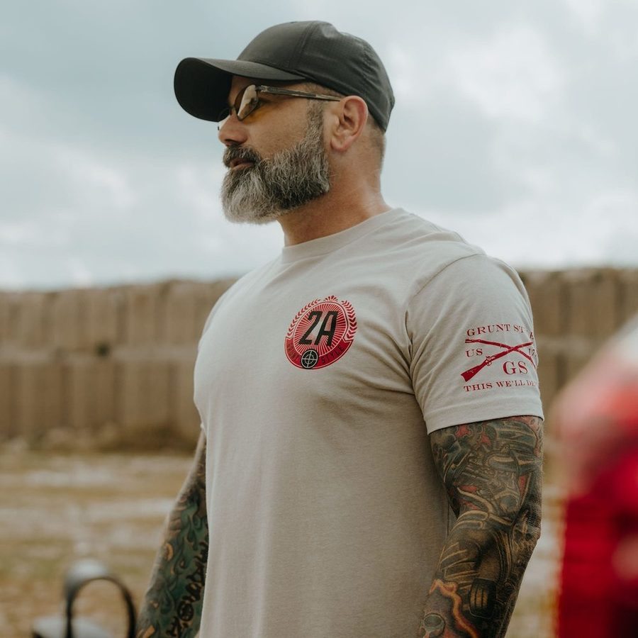 Live Armed T-Shirt - Sand - Image 6