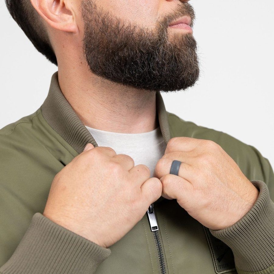 Men's Stealth Bomber Jacket - Military Green - Image 9