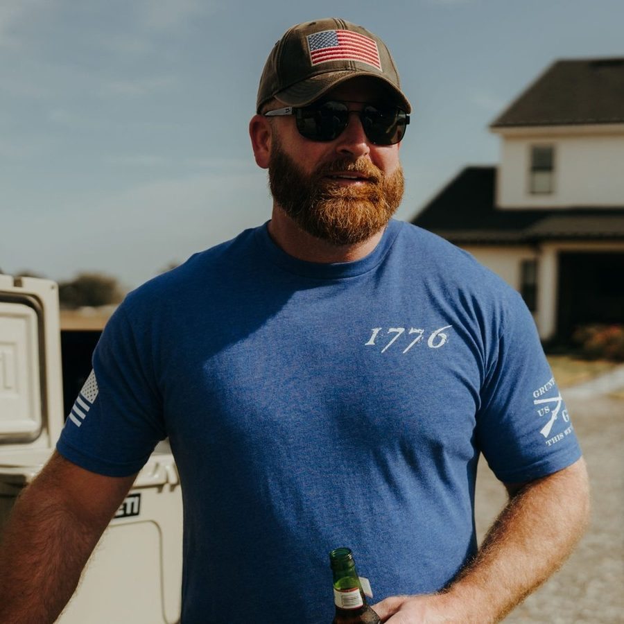 1776 Flag T-Shirt - Royal - Image 5